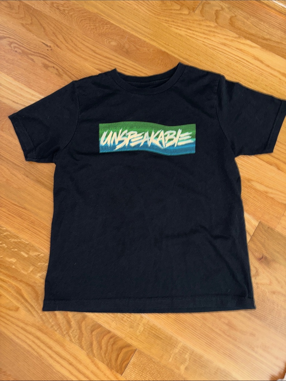 Boys Unspeakable Black Tee Shirt